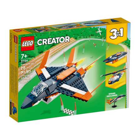 Конструктор LEGO Creator Сверхзвуковой самолёт блочный