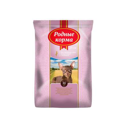 Корм для собак Родные корма мелких пород 27/14 с индейкой 10кг