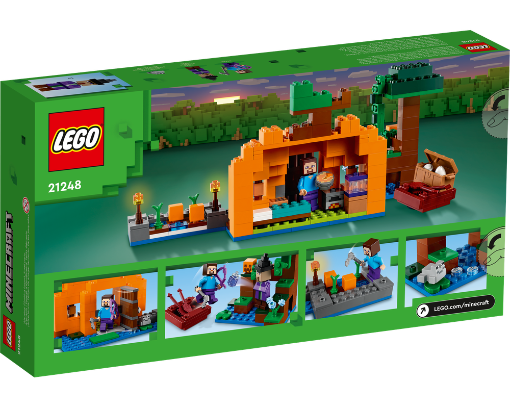 Конструктор LEGO Minecraft Тыквенная ферма блочный - фото 9