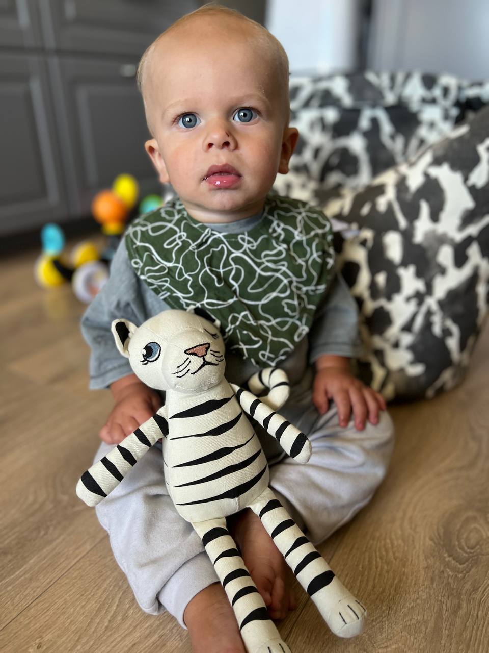 Нагрудник OLANT BABY текстиль - фото 4