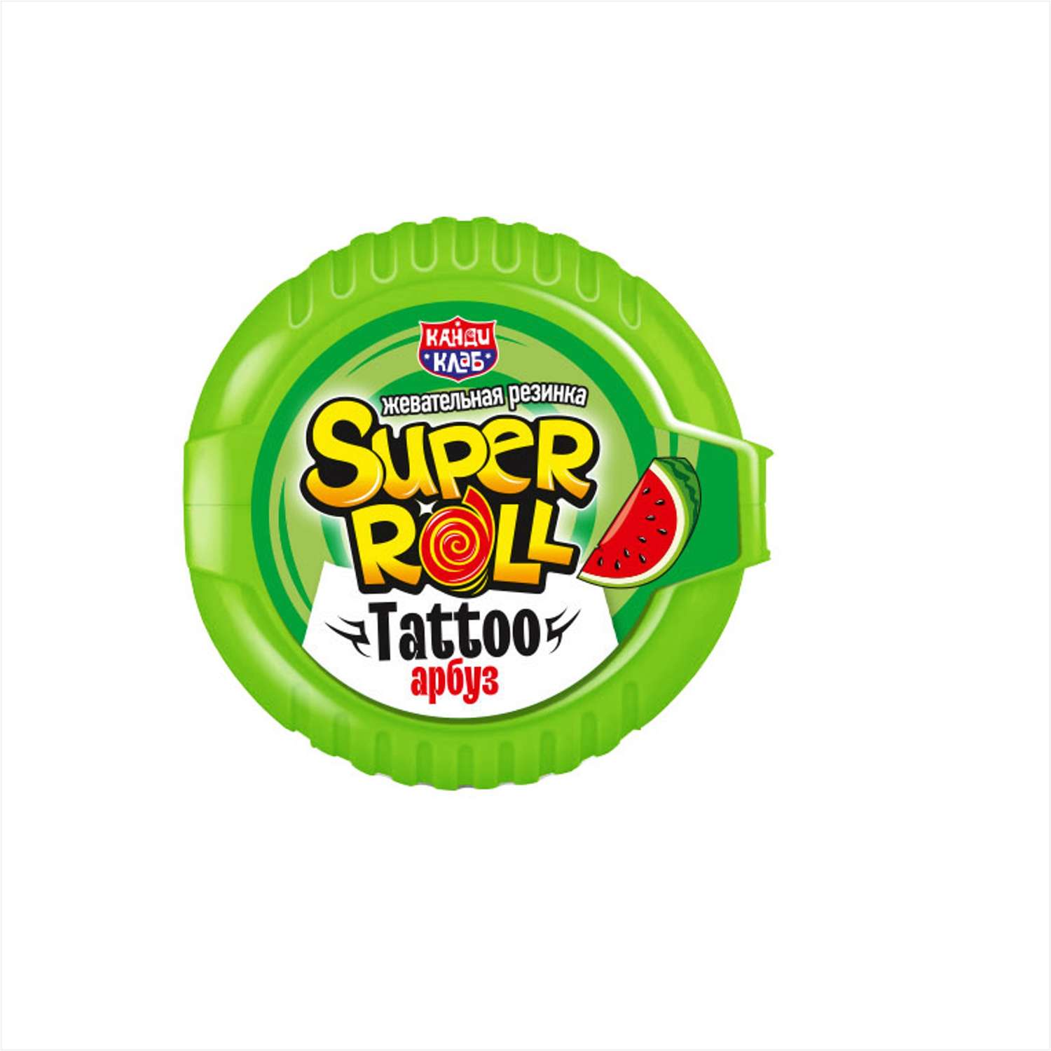 Жевательная резинка Канди Клаб Клаб Super Roll Tattoo ассорти 12г - фото 2