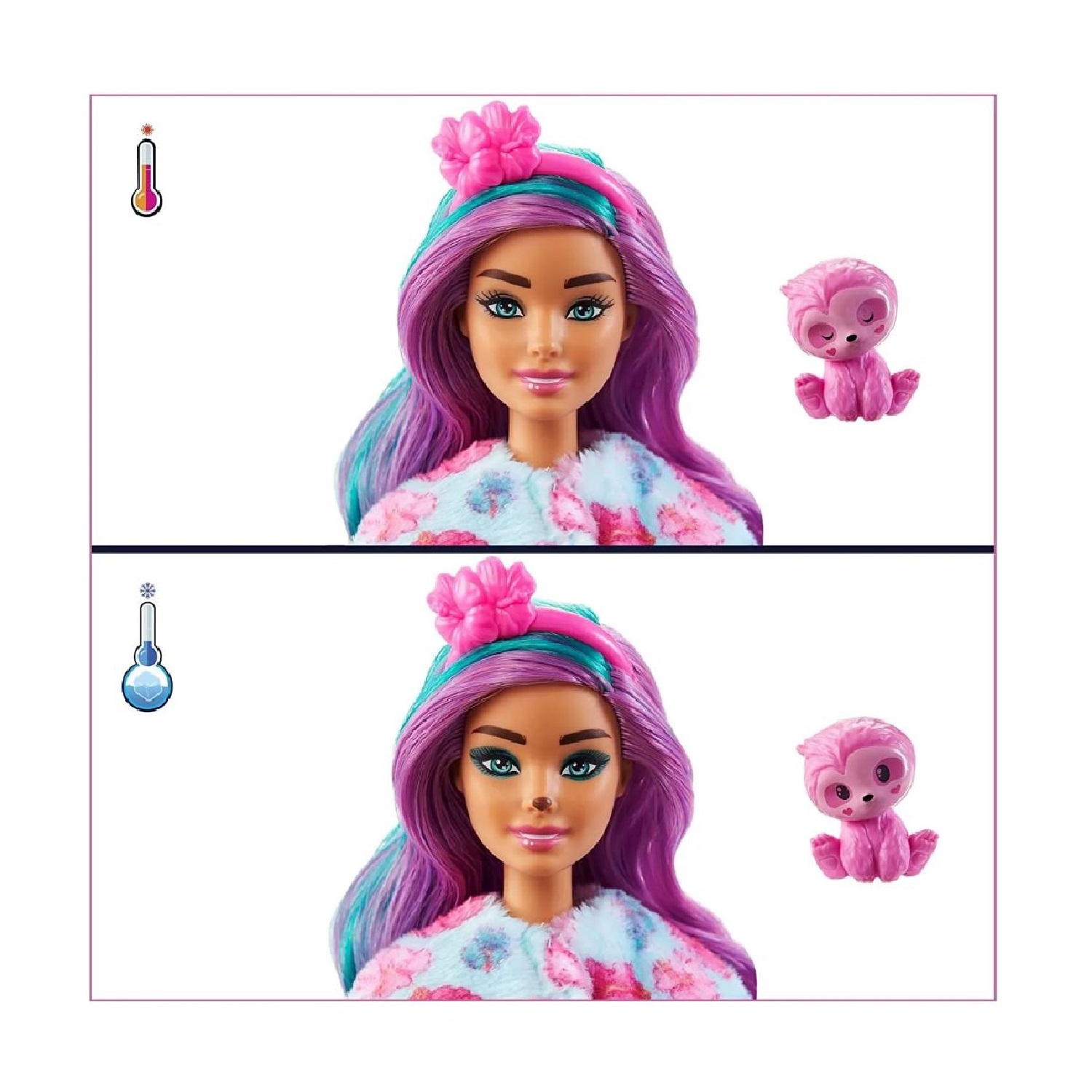 Кукла модельная Barbie Cutie Reveal Ленивец HJL59 - фото 4