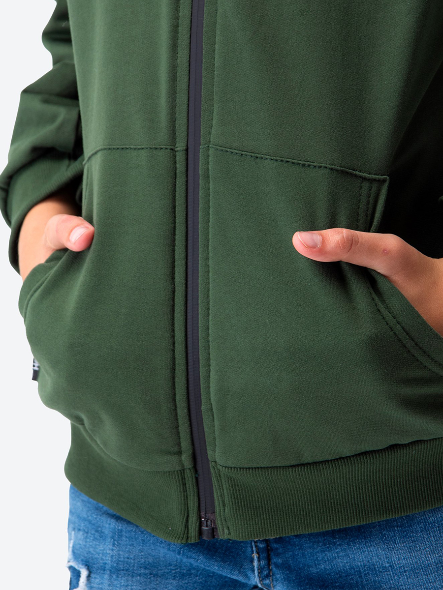 Толстовка HappyFox HF00159т.хаки - фото 4