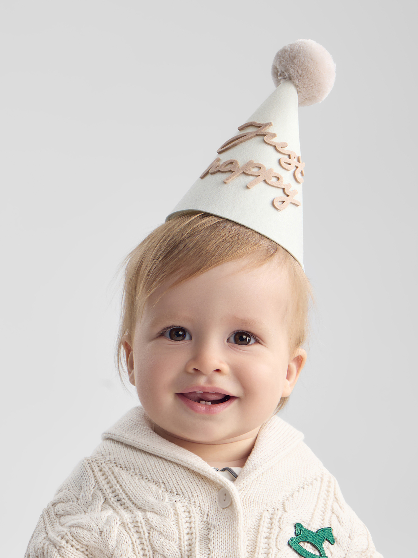 Колпак Happy Baby 89167-0_white - фото 1