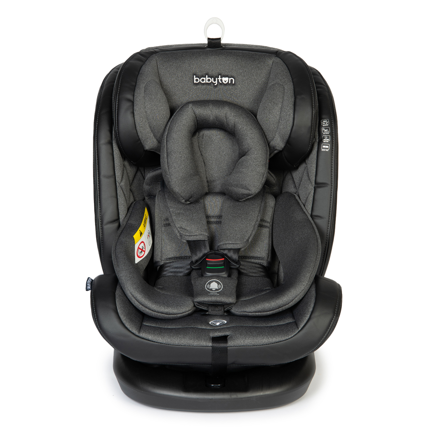 Автокресло Babyton Multi-Stage Black Isofix 0+/1/2/3 (0-36 кг) - фото 8