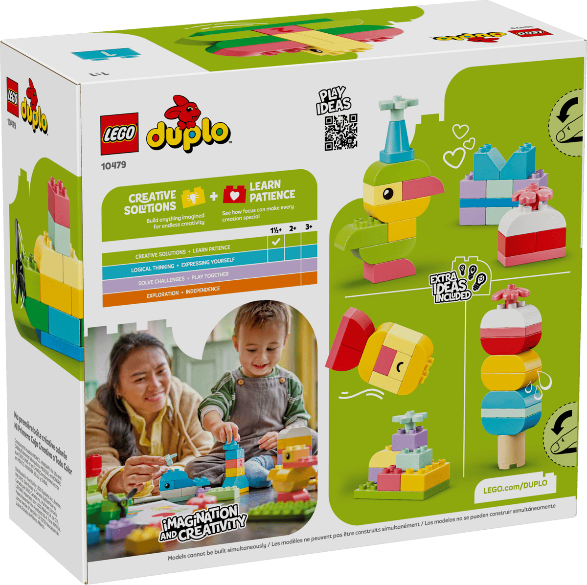Конструктор LEGO DUPLO Красочная креативная коробка 80 дет. - фото 9