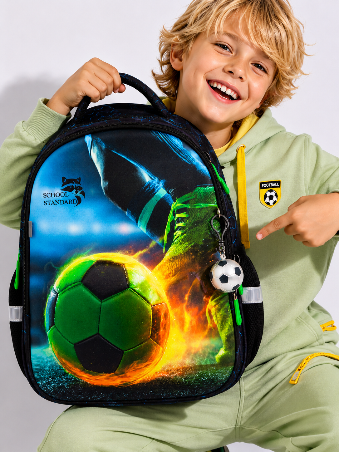 Рюкзак School Standard школьный для мальчика 8в1 - фото 2