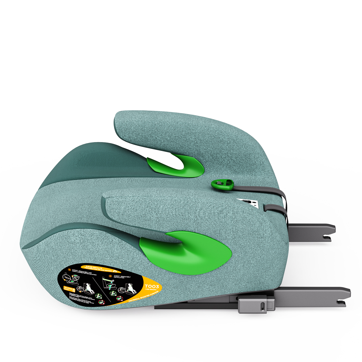 Автокресло KLEE Berg i-Size Isofix 2/3 (15-36 кг) зеленый - фото 4