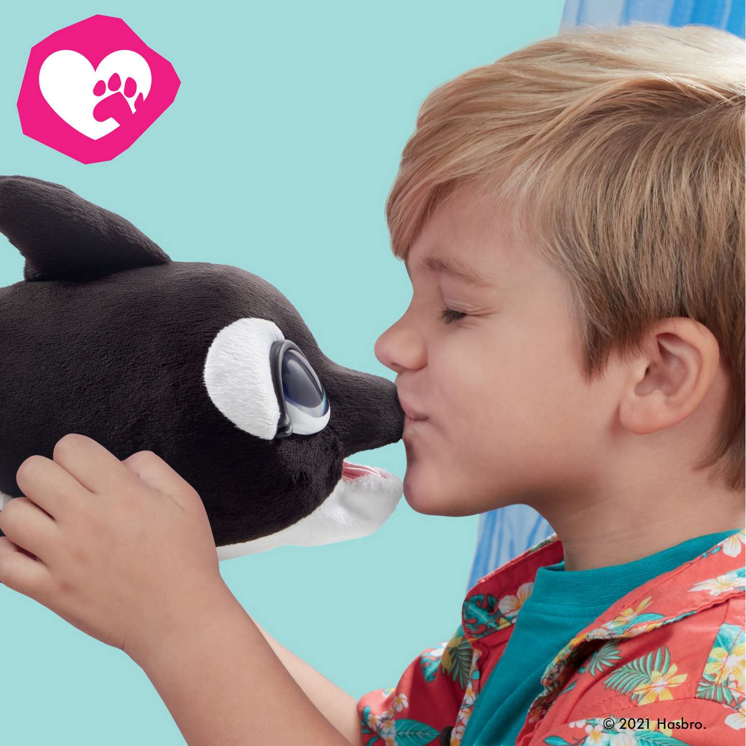 Игрушка мягкая FurReal Friends кит Кикки Малыш-Касатка - фото 9