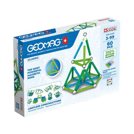 Конструктор Geomag магнитный 60 дет.