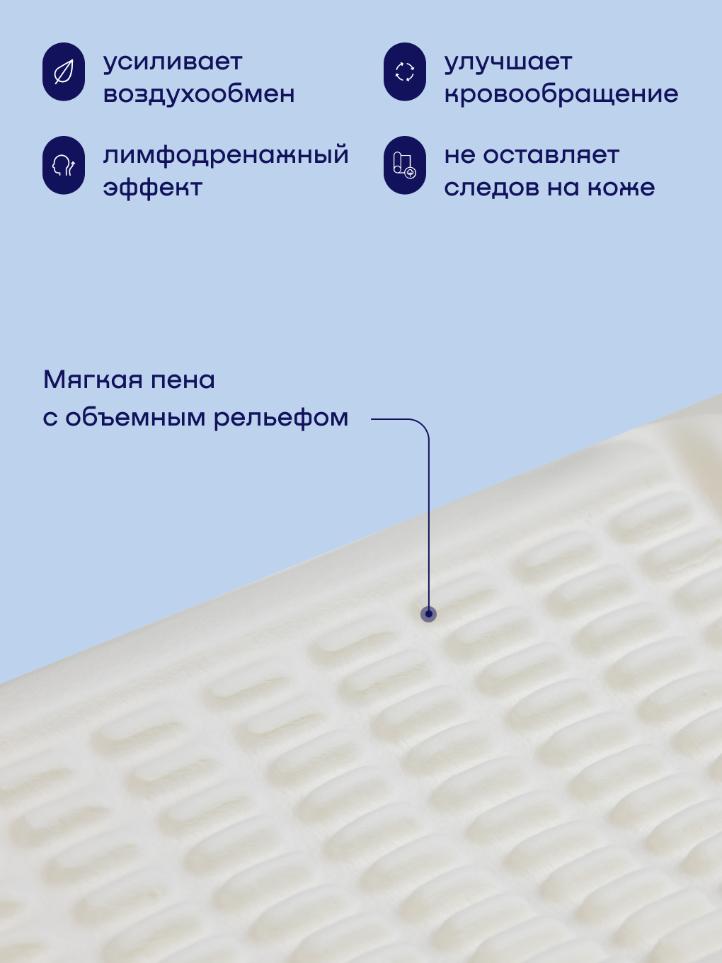 Подушка ортопедическая buyson BuyLive с эффектом памяти 40 x 60 см - фото 8