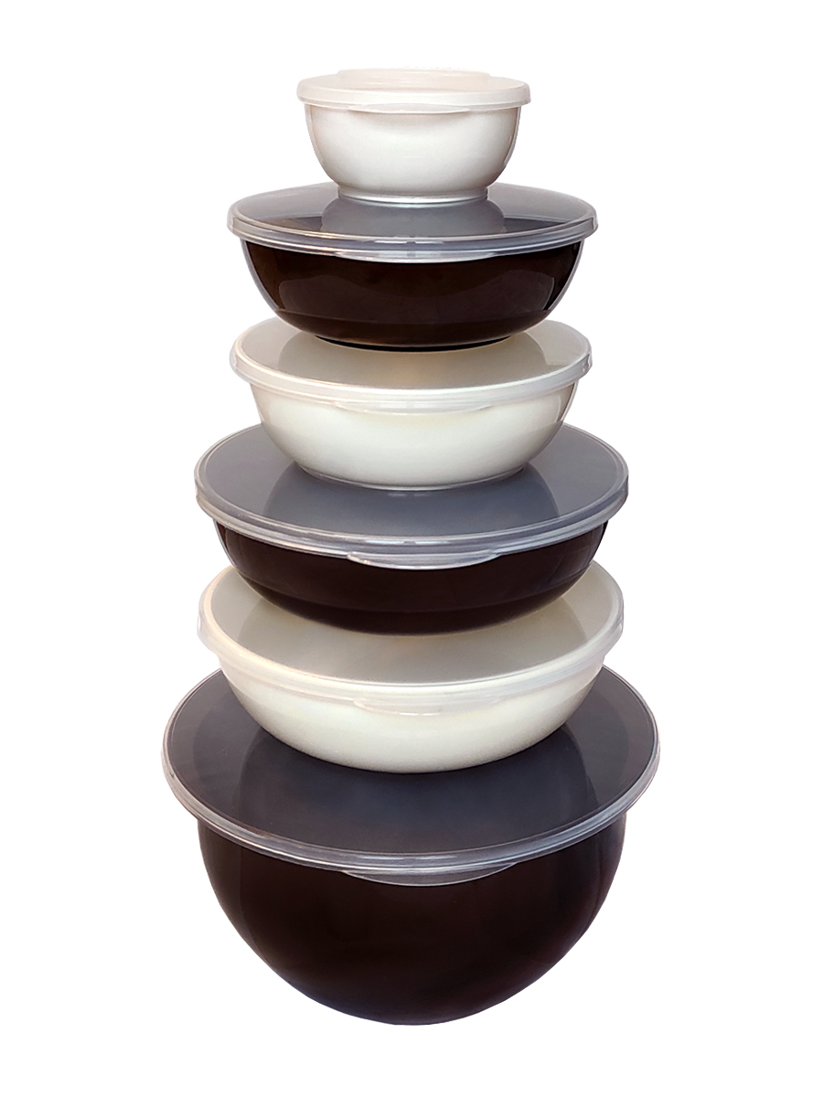 Набор мисок-контейнеров Solaris 6 шт с герметичными крышками - фото 11