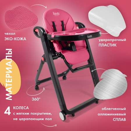 Стульчик для кормления Nuovita Futuro Nero Cremisi классический