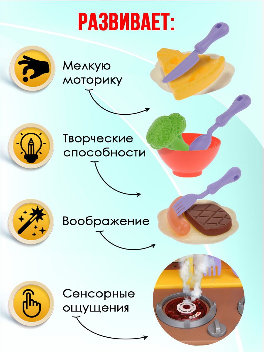 Игрушечная кухня Рыжий кот - фото 5