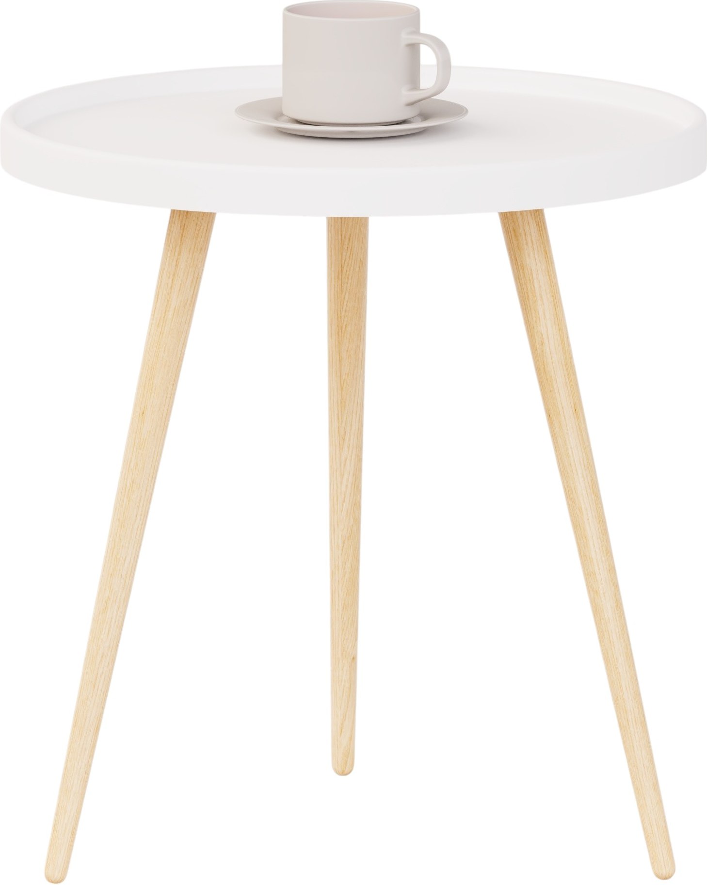 Стол журнальный SLINE Келли Л белый - фото 1