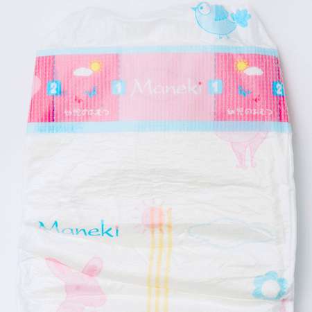 Подгузники Maneki M (6-11 кг) 62 шт.
