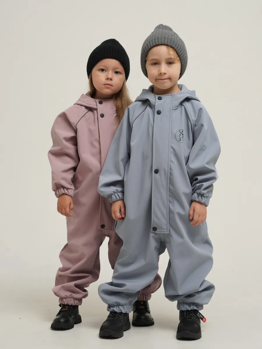 Комбинезон Супер Пупс Комб/сф/пл/серо-розовый - фото 17