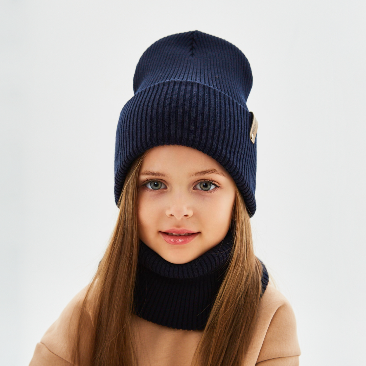 Шапка и снуд KUBRIO KU-H-72-lopataG-Dblue - фото 1