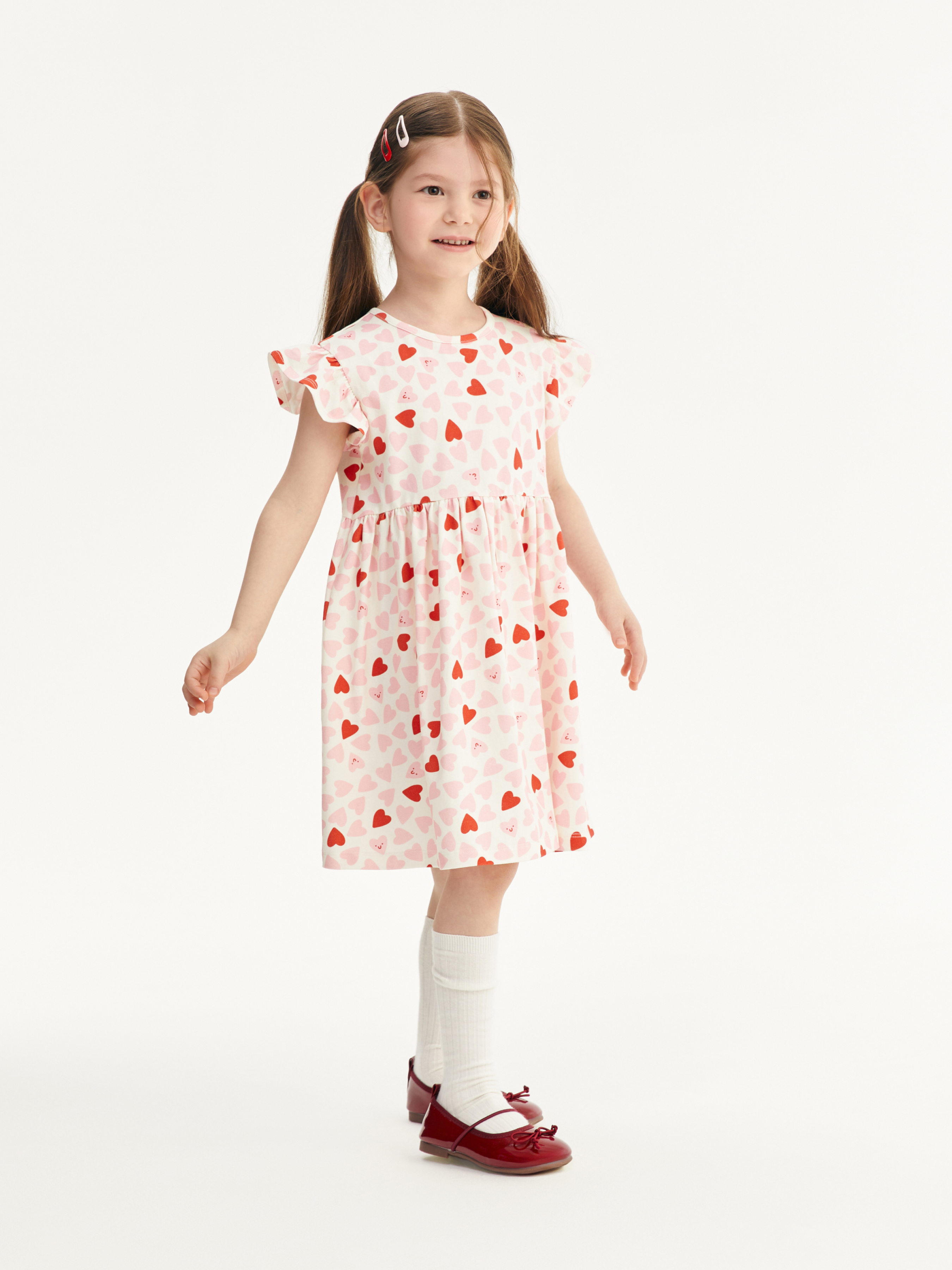 Платье Junion 904463.TDRS0029-White-pink-2 - фото 6