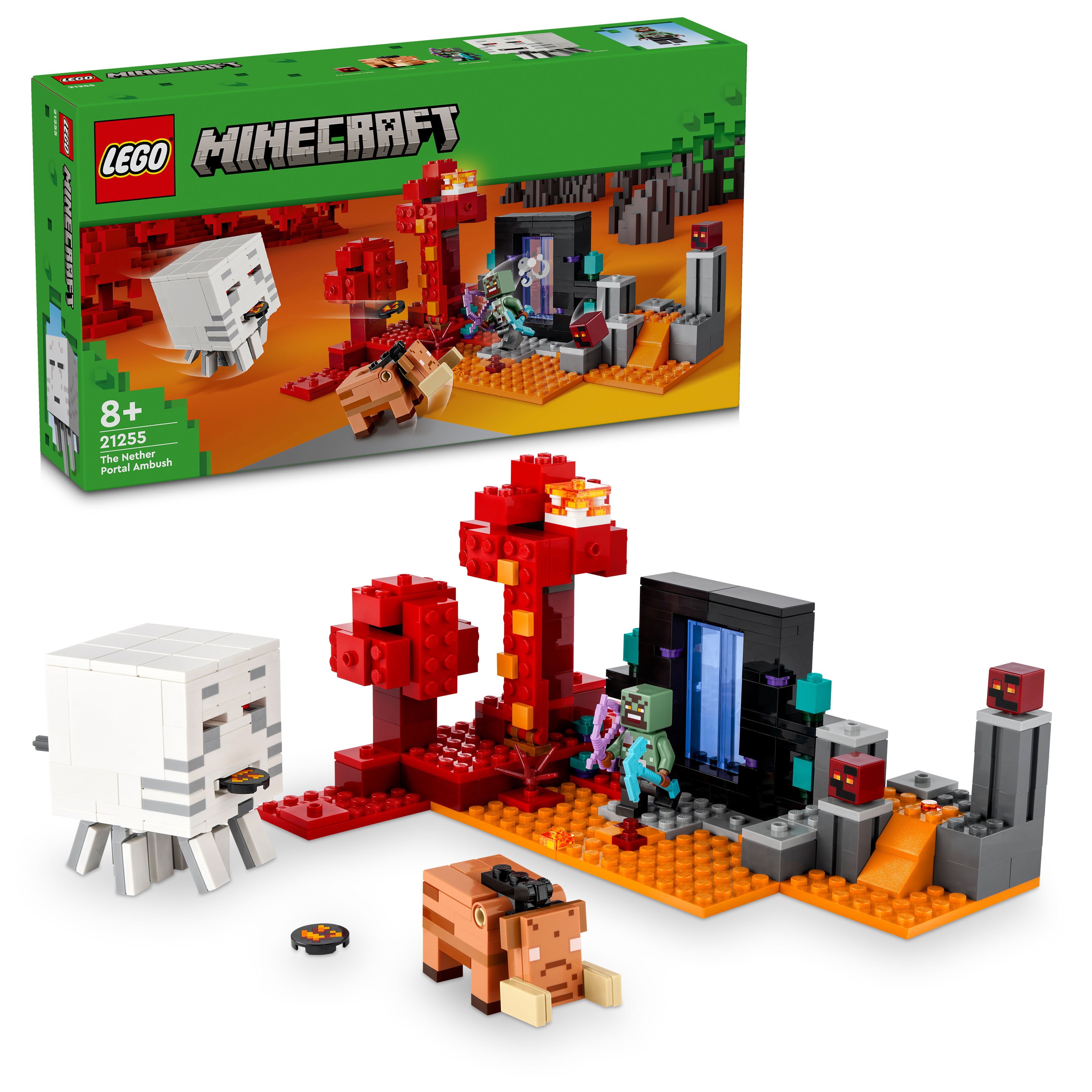 Конструктор LEGO Minecraft Засада на нижнем портале 352 дет. - фото 1