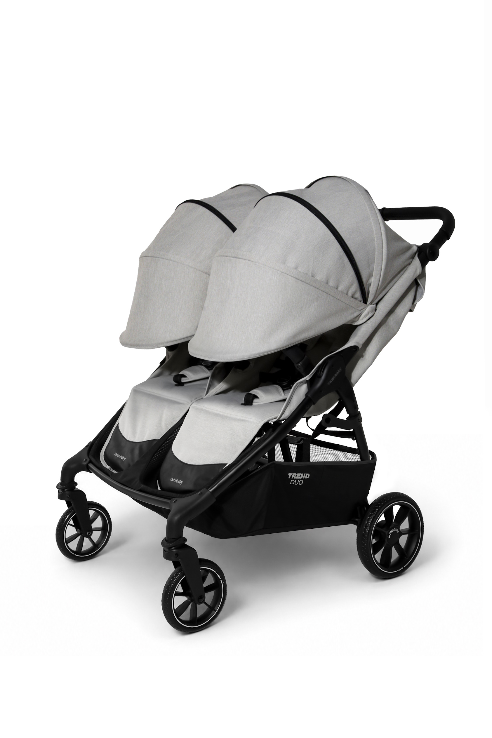 Коляска прогулочная для двойни Valco baby Snap Duo серый - фото 4