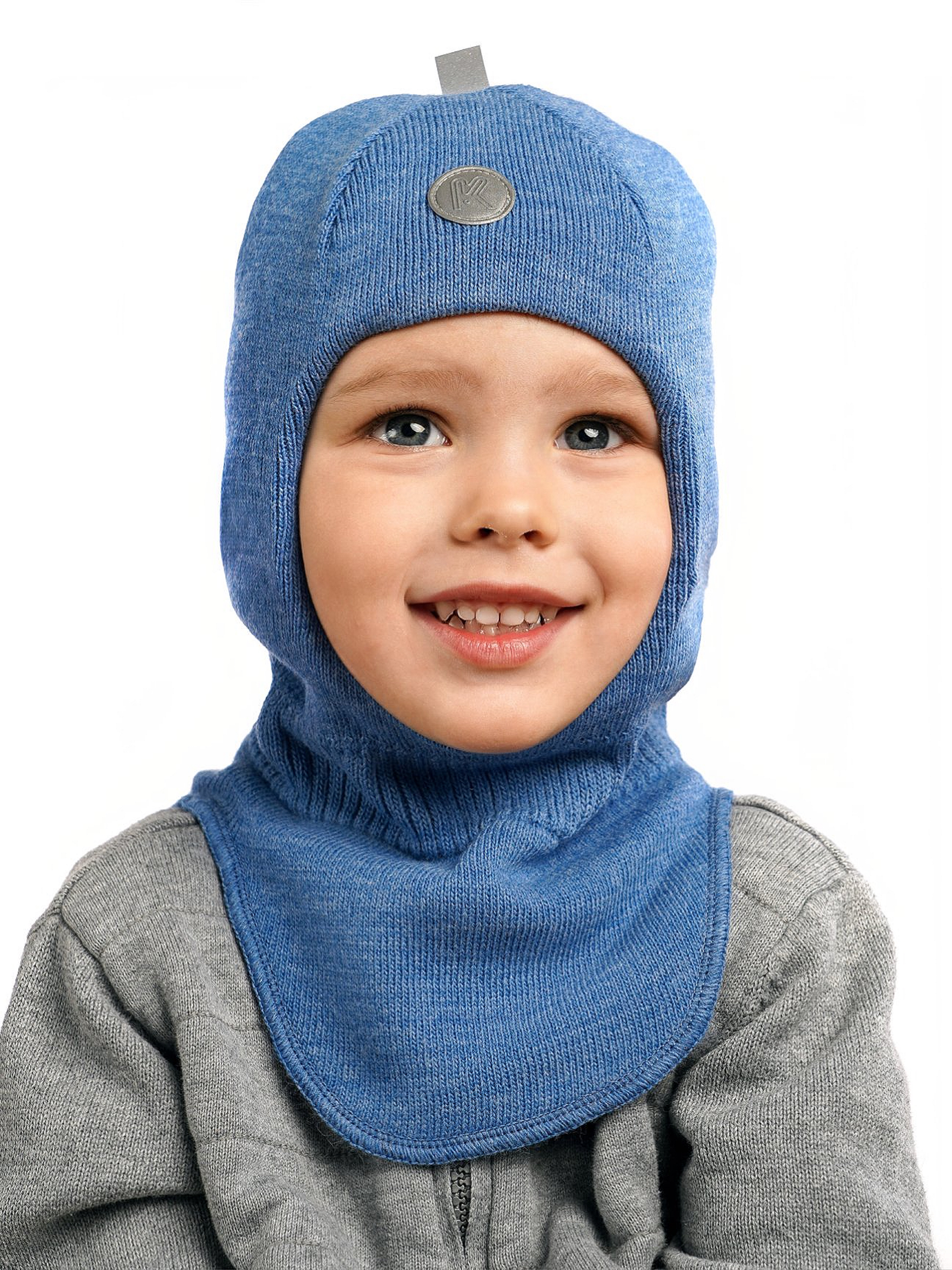 Шапка ПриКиндер U-Sp22547 Цвет: Светлая джинса - фото 1