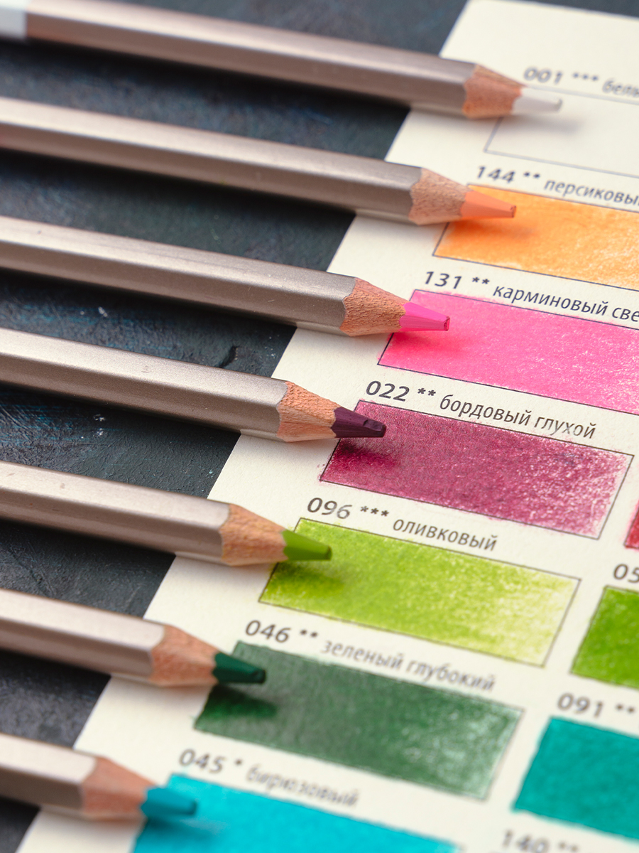 Карандаши цветные Малевичъ 48 шт. - фото 8