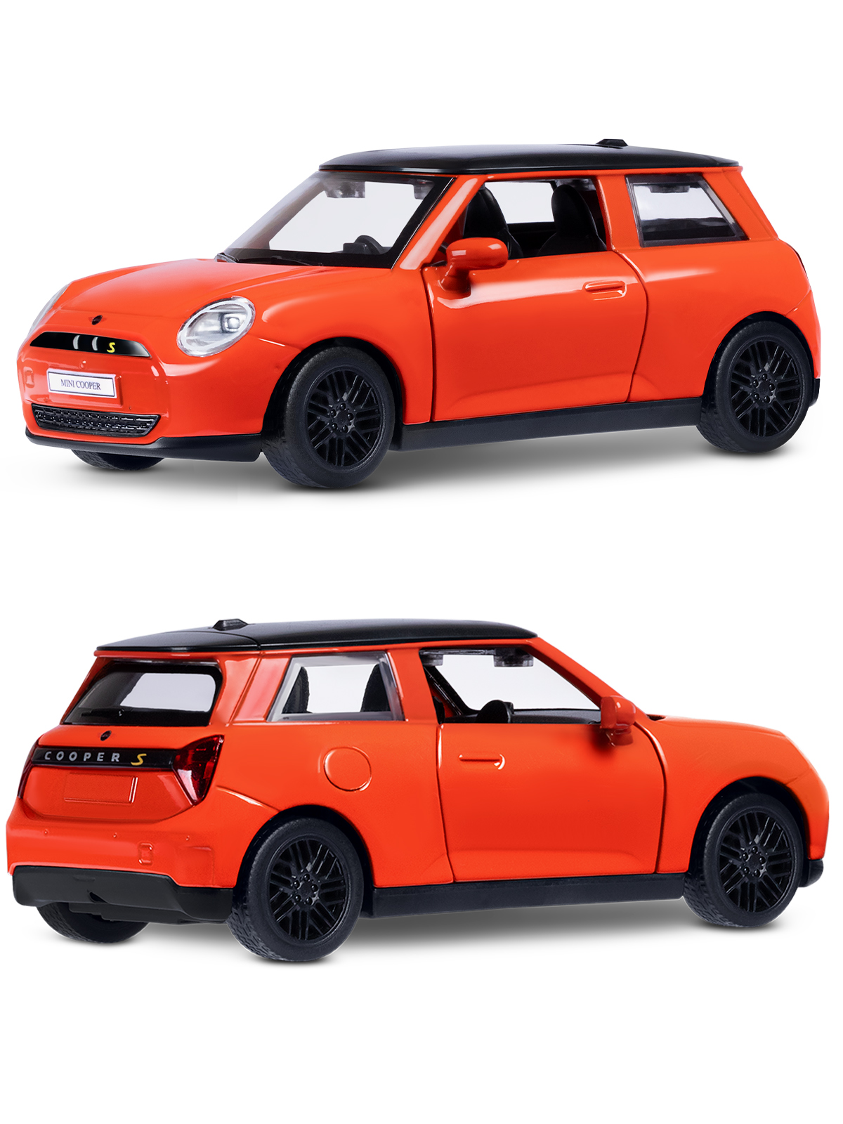 Автомобиль АВТОпанорама BMW Mini Cooper 1:34 JB1251775 - фото 15