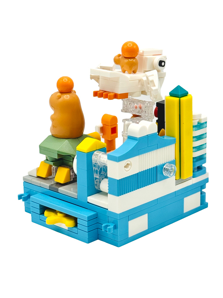 Конструктор Cubion Капибара путешествует 244 дет. - фото 17