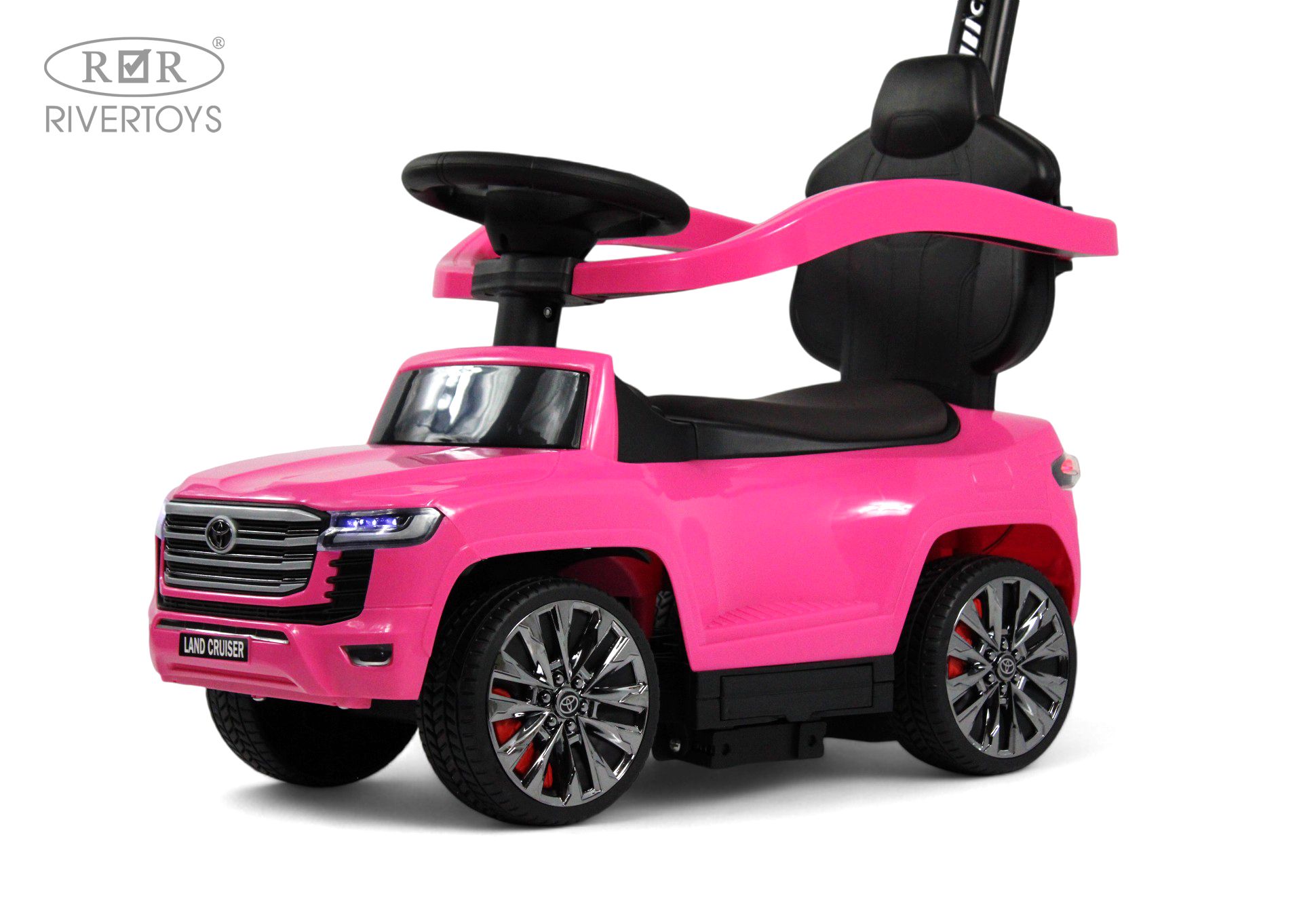 Электромобиль RIVERTOYS Toyota Z002ZZ-A-PINK С пультом ДУ - фото 2