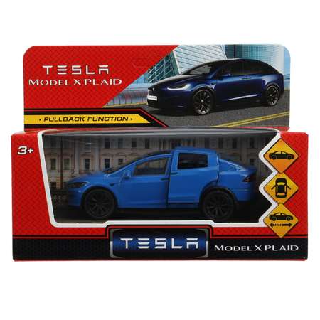 Автомобиль Технопарк Tesla Tesla Model синий