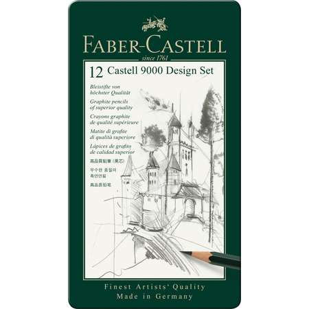 Карандаши чернографитные Faber Castell 12 шт.
