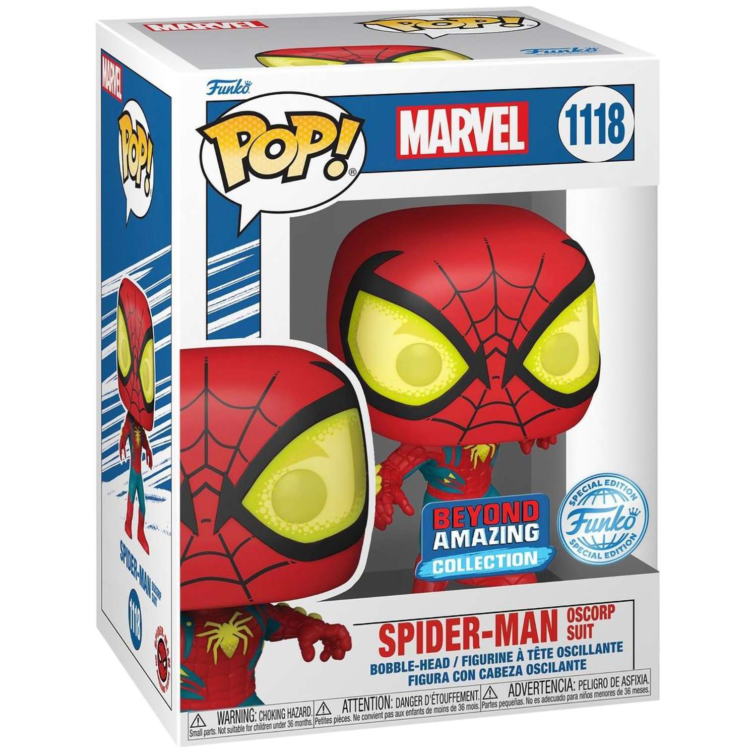 Фигурка Funko Marvel Spider-Man Oscorp Suit - фото 2