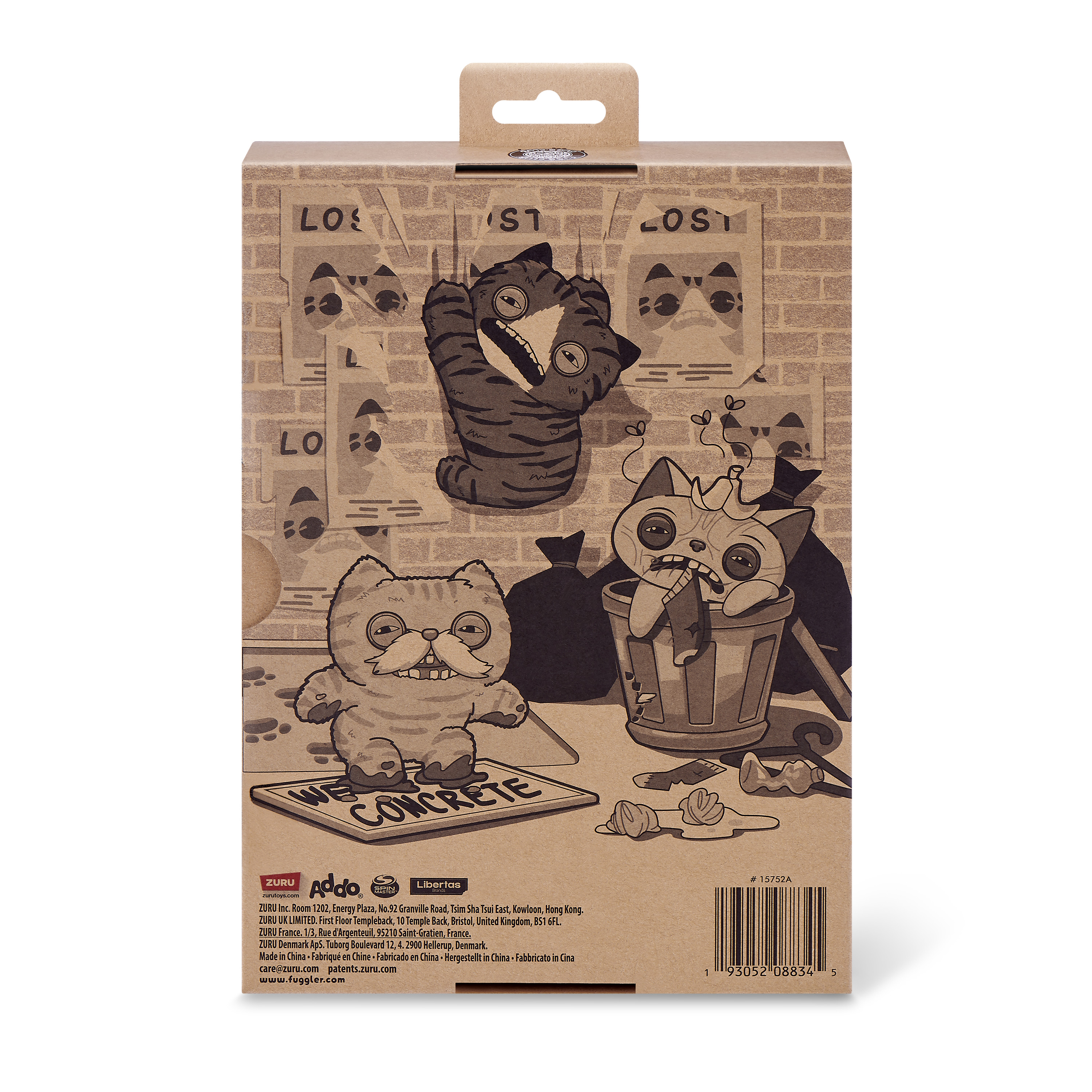 Мягкая игрушка Zuru FUGGLER Дикие коты Морщулик - фото 11