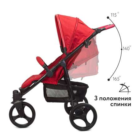 Коляска прогулочная Babyton Trio Red