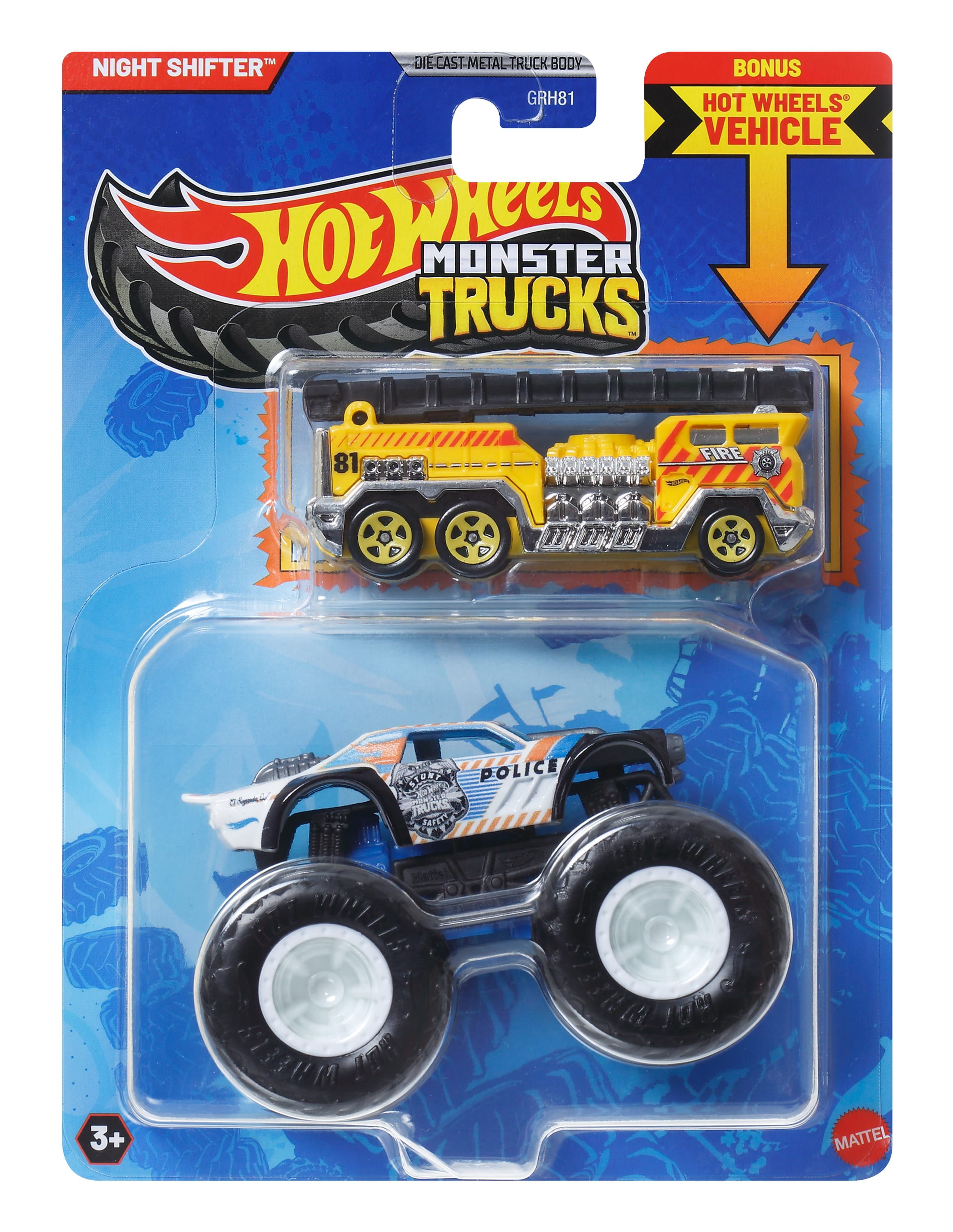 Монстр-трак Hot Wheels Scorpedo 1:64 GRH81/JCG38 - фото 4