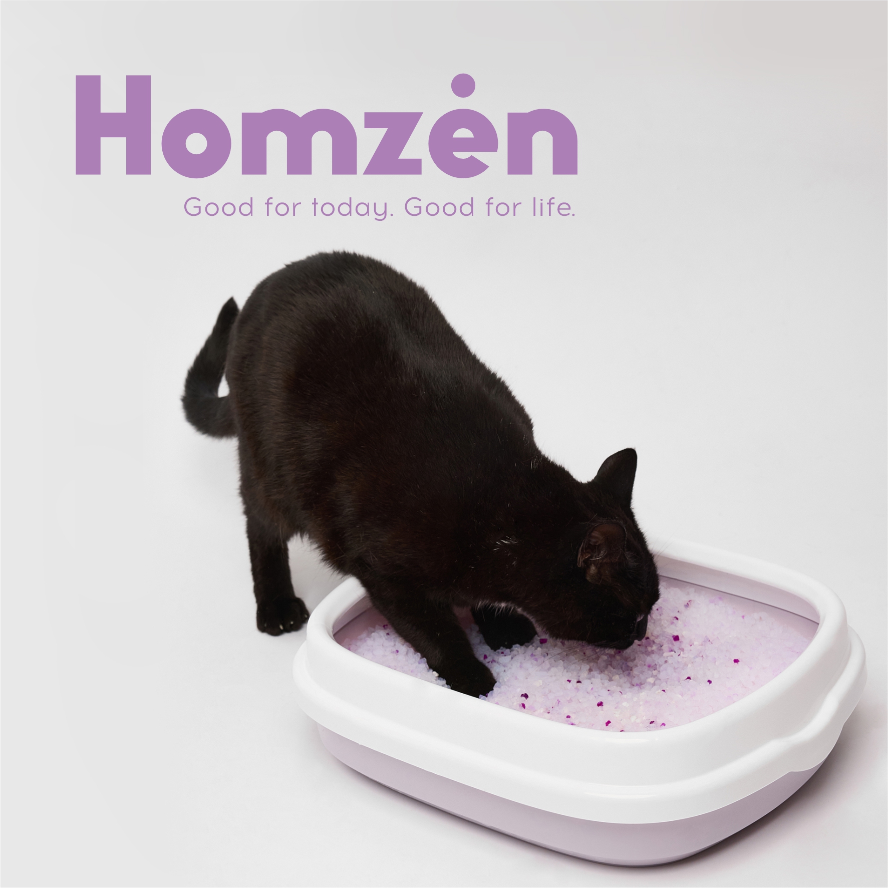 Наполнитель для кошачьего туалета Homzen силикагелевый с лавандой 1.5кг 3.8л - фото 3