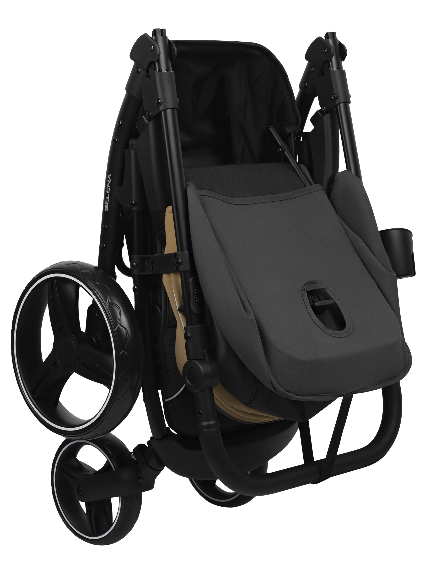 Коляска прогулочная JOVOLA SELENA 2026 всесезонная бежевый - фото 25