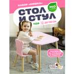 Парта-стульчик Конёк Горбунёк Мишка Розовый