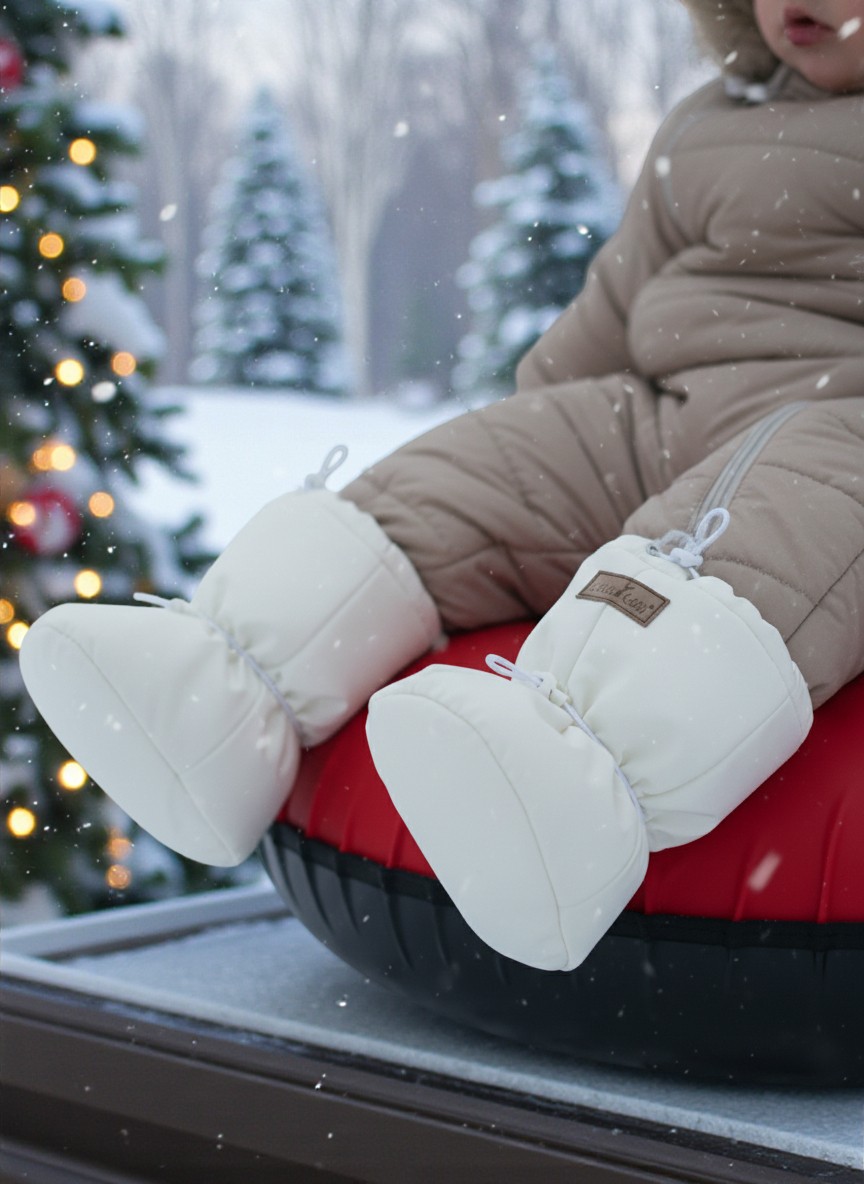 Пинетки LittleKiddy pinetkiмолочный - фото 2