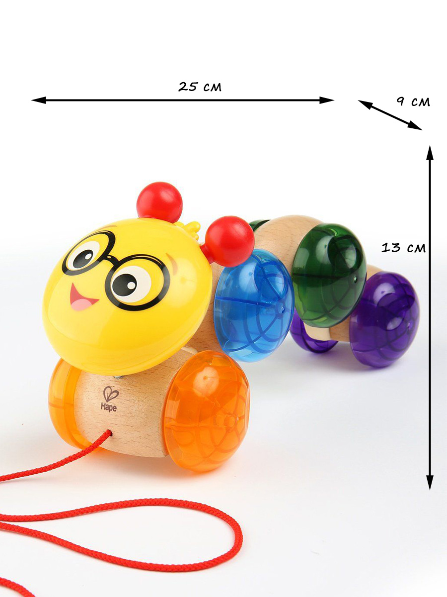 Игрушка Hape каталка Волшебная гусеница - фото 7