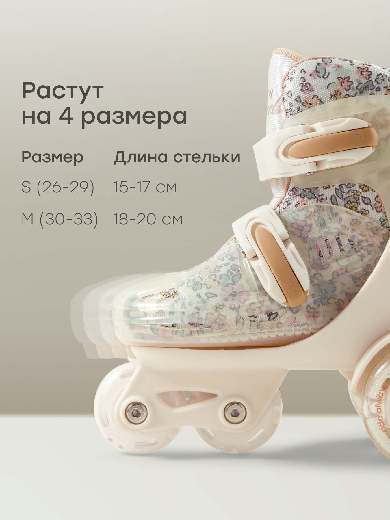 Роликовые коньки Happy Baby S 26-29 - фото 2