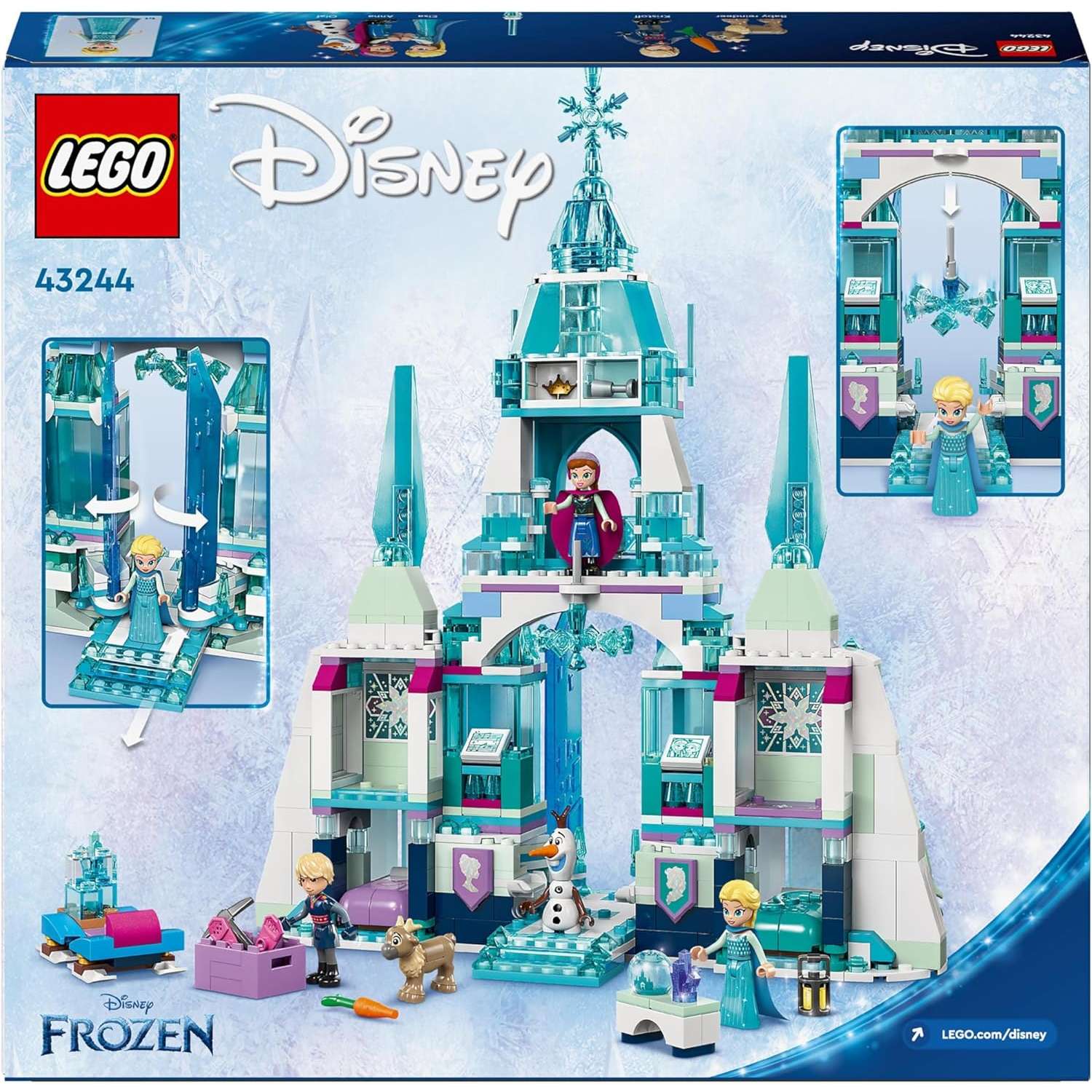 Конструктор LEGO Disney Princess Ледовый дворец Эльзы блочный - фото 6