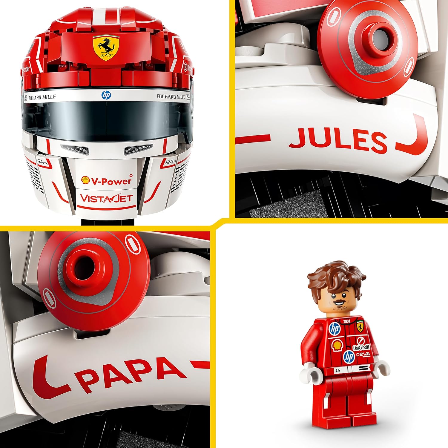 Конструктор LEGO Editions Шлем Шарля Леклера 886 дет. - фото 5
