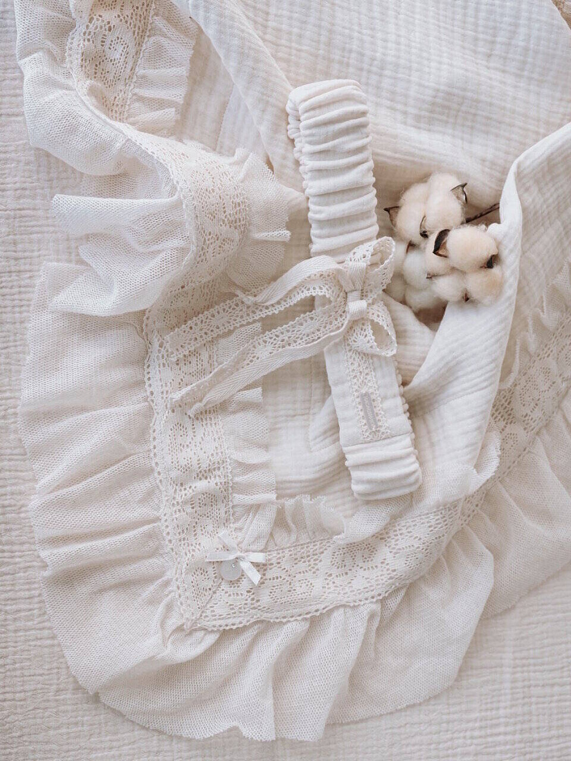 Плед НаследникЪ Выжанова плед на выписку 95 x 95 см хлопок - фото 9