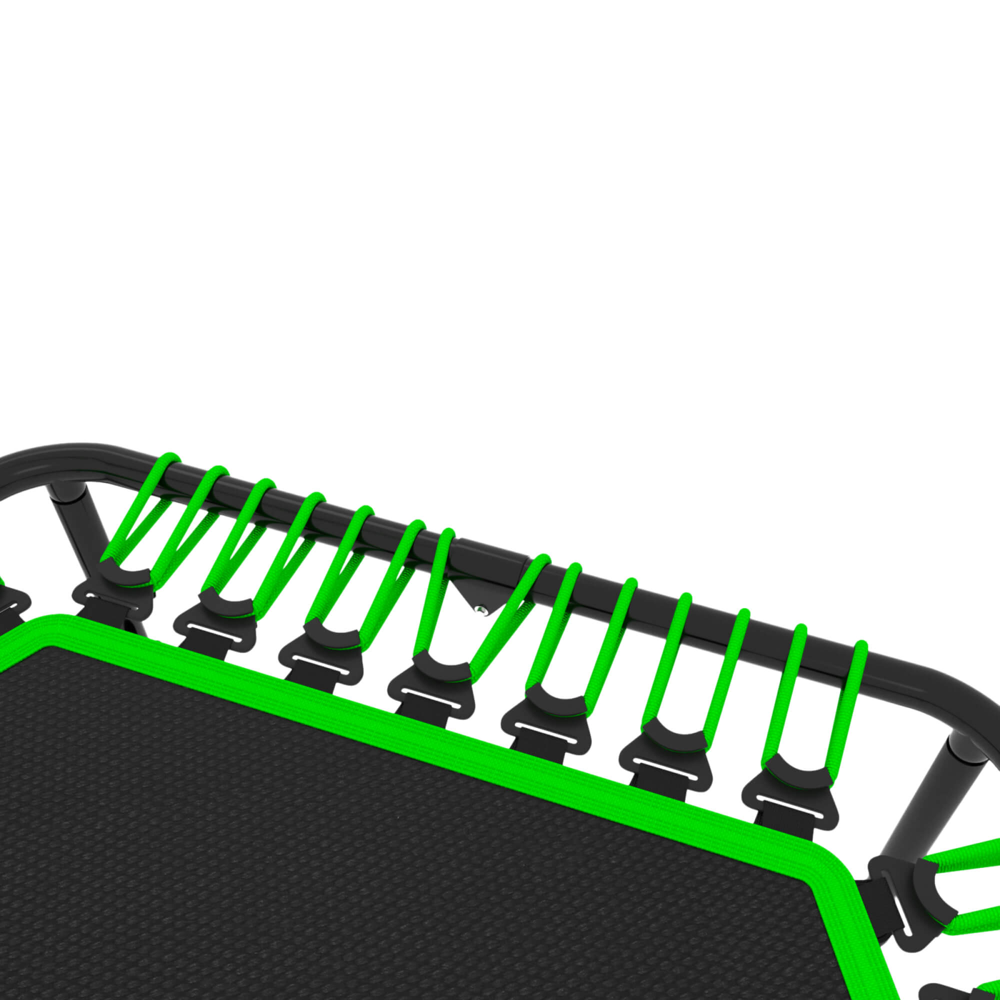 Батут спортивный с ручкой UNIX line Fitness Green диаметр 125 см до 130 кг фитнес батут джампинг батут - фото 17
