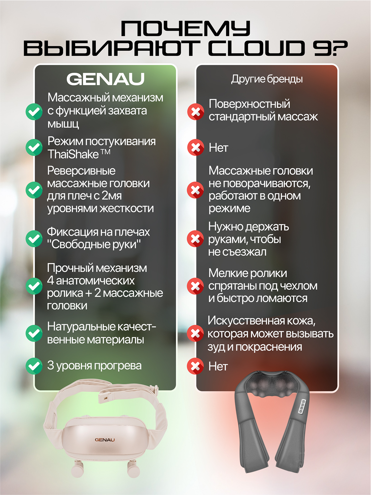 Массажер GENAU Вибрационный - фото 10