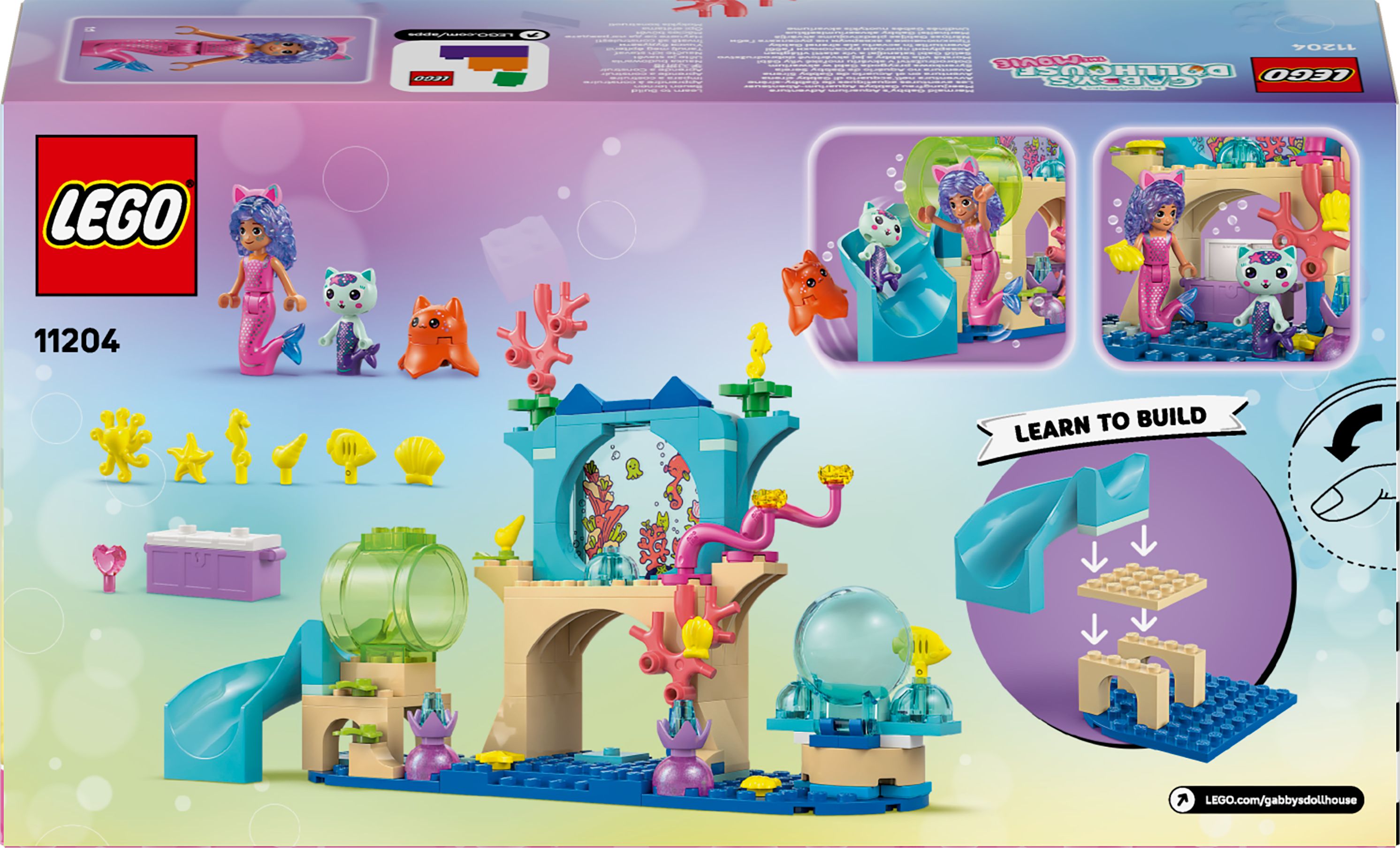 Конструктор LEGO Gabbys Dollhouse Приключения русалочки Гэбби 103 дет. - фото 3