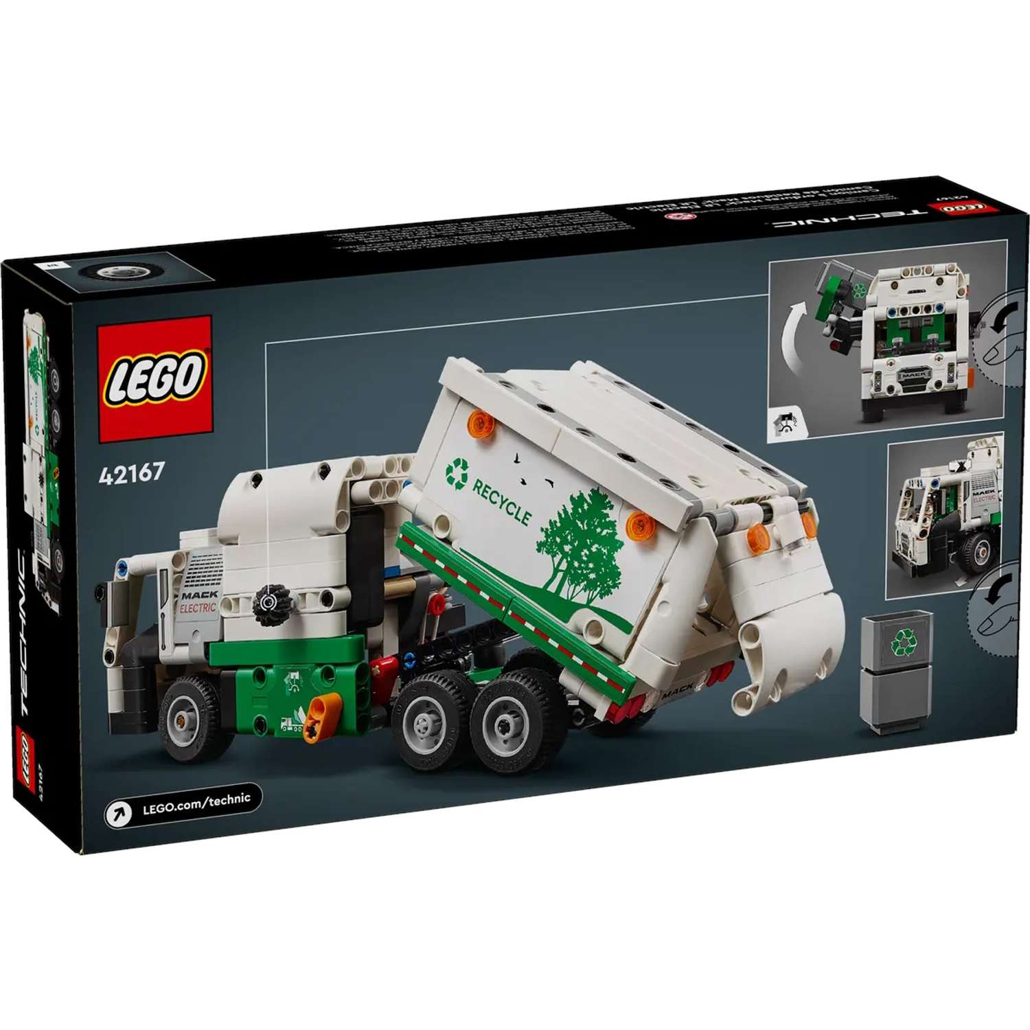 Конструктор LEGO Technic Электрический мусоровоз Mack - фото 6