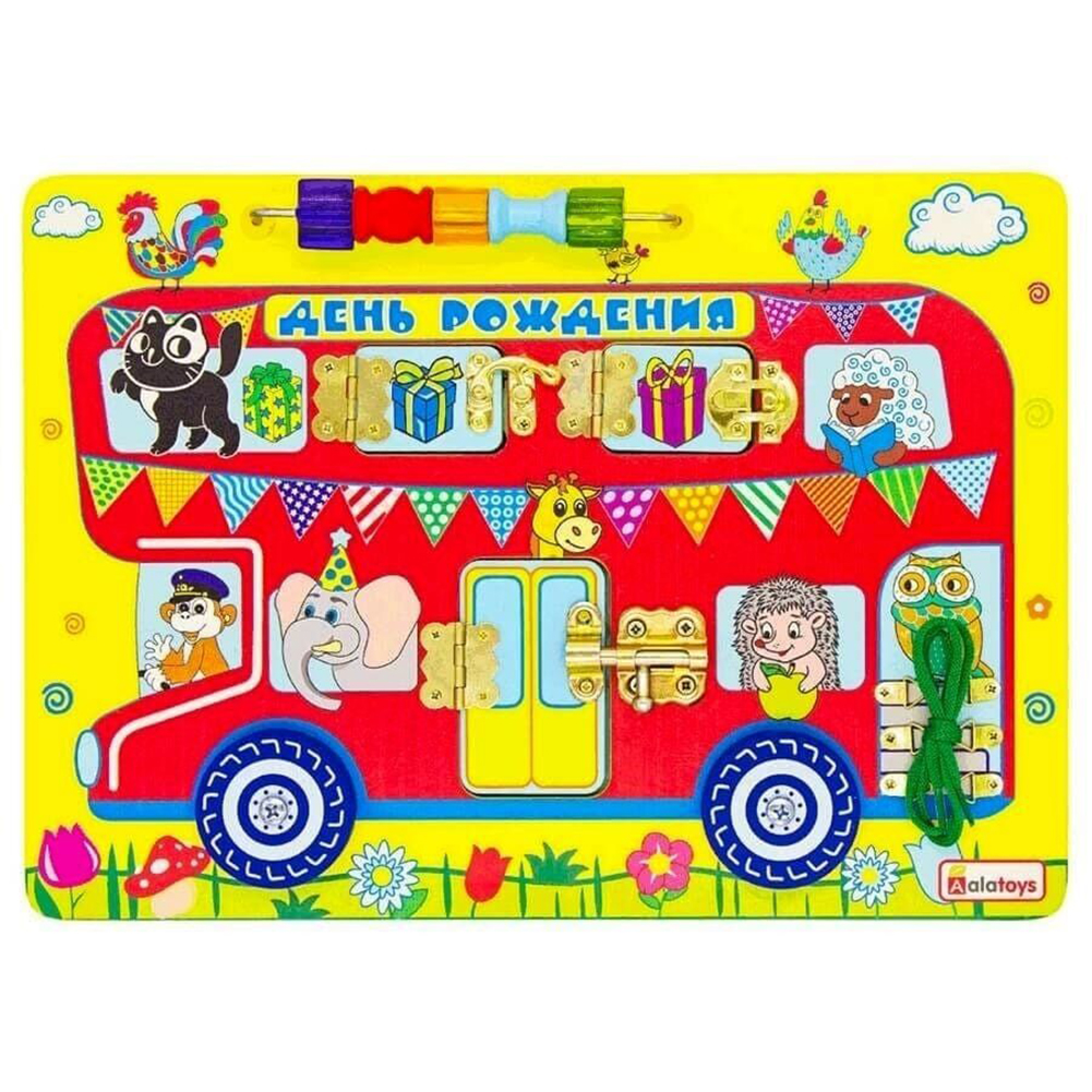 Игрушка Alatoys бизиборд - фото 3